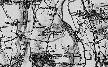 Old map of Lower Strensham in 1898