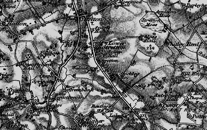 Old map of Lower Stretton in 1896