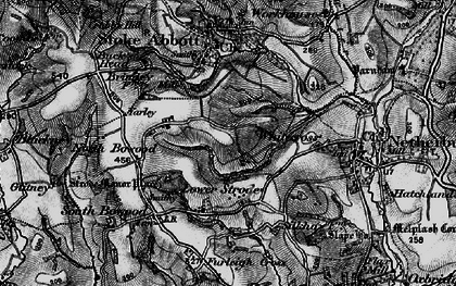 Old map of Lower Strode in 1898