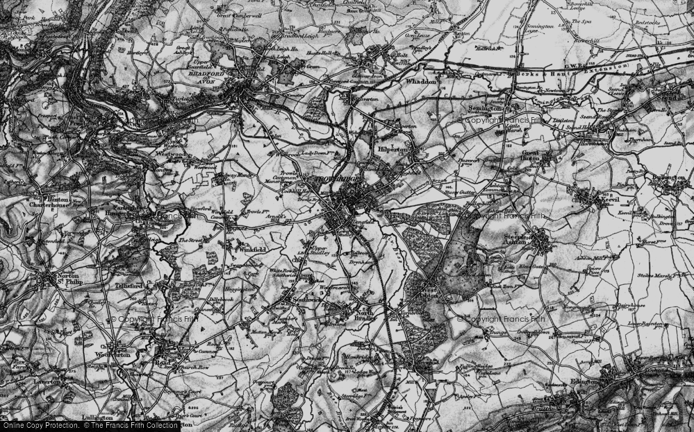 Old Map of Lower Studley, 1898 in 1898