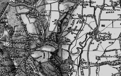 Old map of Lower Turmer in 1895