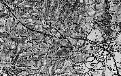 Old map of Lower Westhouse in 1898