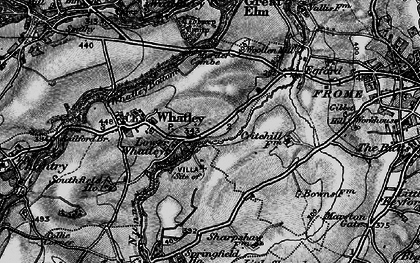 Old map of Lower Whatley in 1898