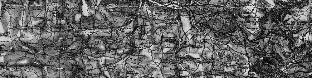Old map of Saints'Way in 1895