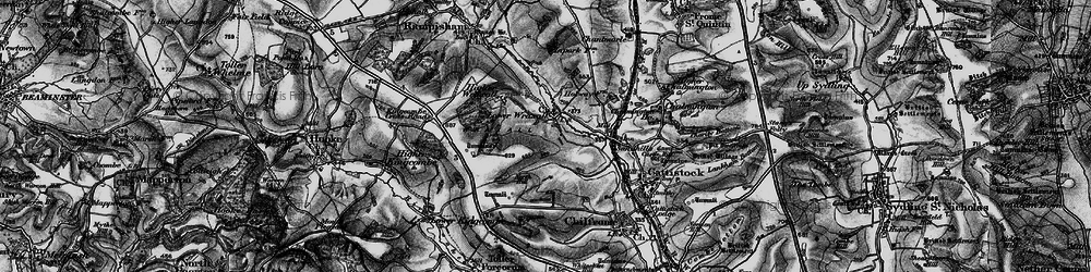 Old map of Lower Wraxall in 1898