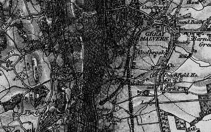 Old map of Lower Wyche in 1898