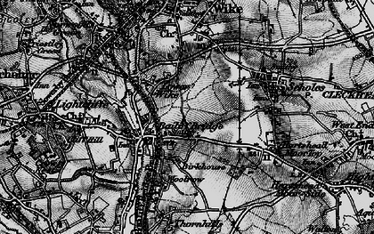 Old map of Lower Wyke in 1896