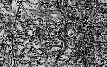 Old map of Lowerhouse in 1896