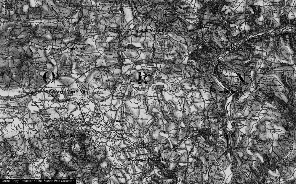 Old Map of Lowertown, 1895 in 1895