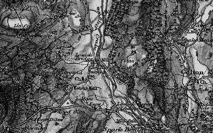 Old map of Lowick in 1897