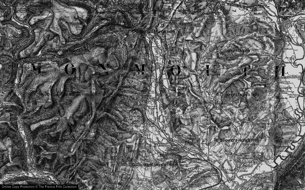 Old Map of Lowlands, 1897 in 1897