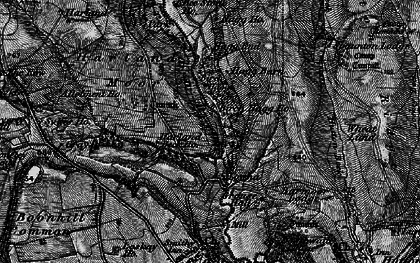 Old map of Birch Hagg Plantn in 1898