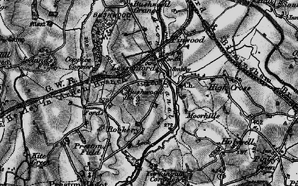 Old map of Bushwood Ho in 1898