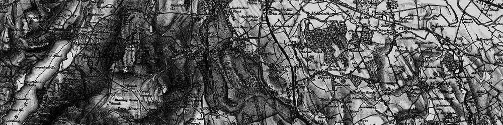 Old map of Lowther in 1897
