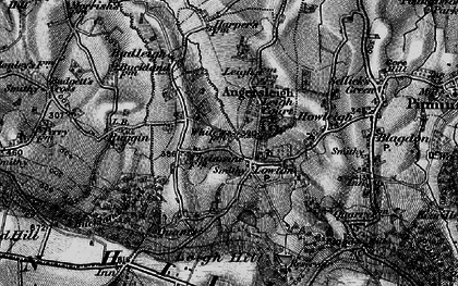 Old map of Lowton in 1898