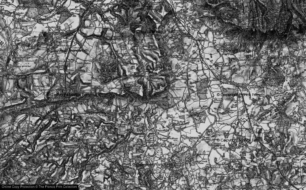 Old Map of Loxhill, 1896 in 1896