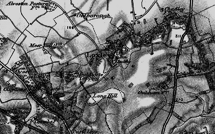 Old map of Alveston Pastures in 1898
