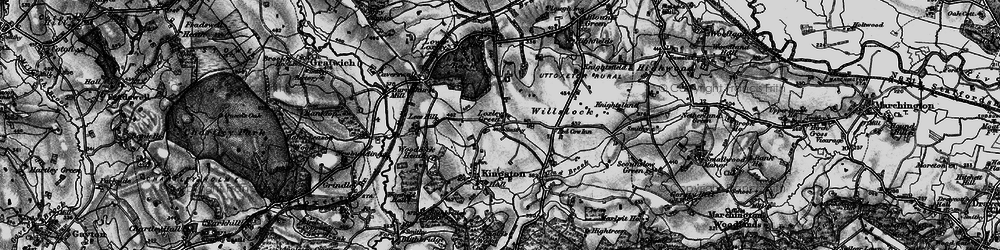 Old map of Loxley Green in 1897