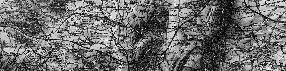 Old map of Loxter in 1898