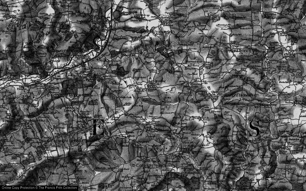 Old Map of Loyter's Green, 1896 in 1896