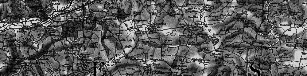 Old map of Loyter's Green in 1896