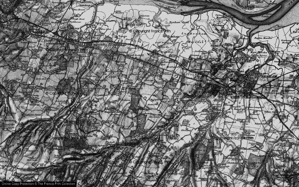 Old Map of Loyterton, 1895 in 1895