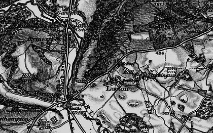 Old map of Lucton in 1899