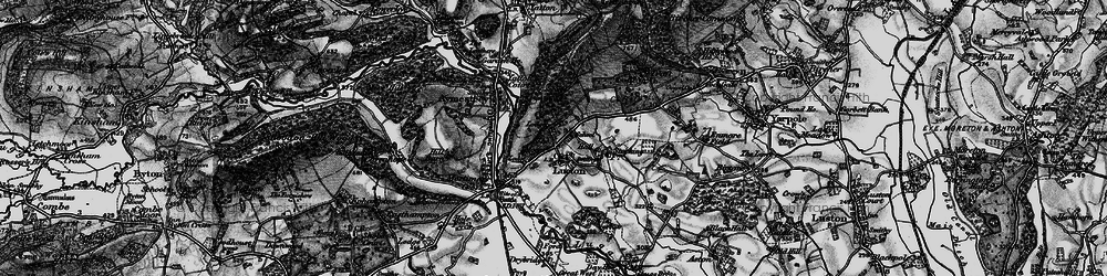 Old map of Lucton in 1899