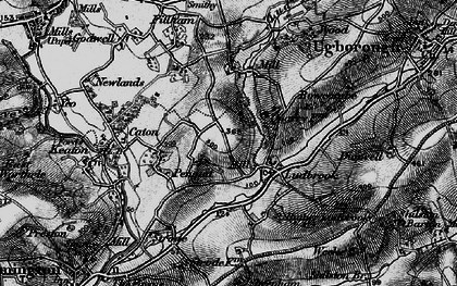 Old map of Ludbrook in 1898