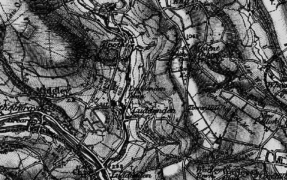 Old map of Luddenden in 1896