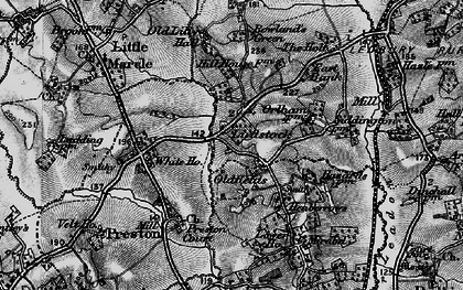 Old map of Ludstock in 1898