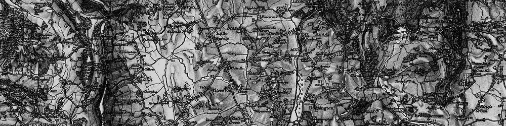 Old map of Ludstock in 1898