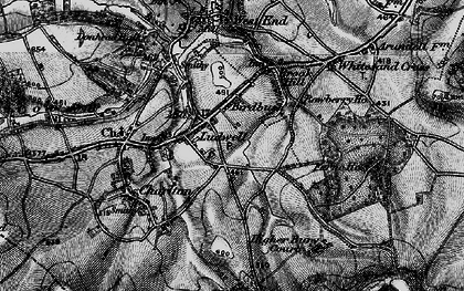 Old map of Ludwell in 1895