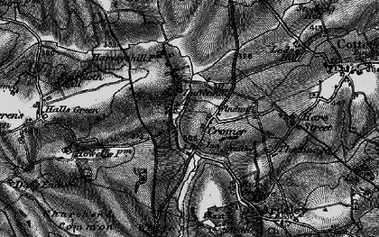 Old map of Luffenhall in 1896