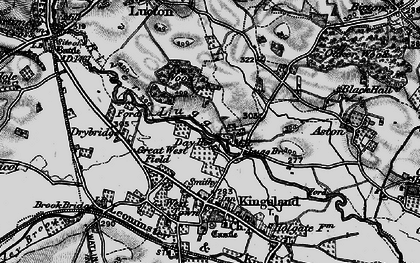 Old map of Lugg Green in 1899