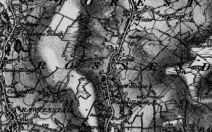 Old map of Bank Top in 1896