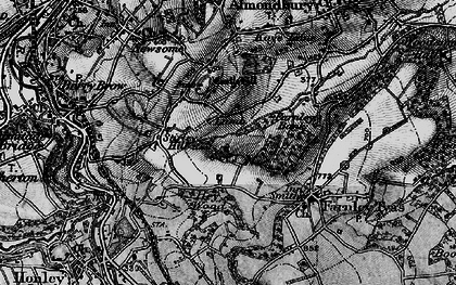 Old map of Lumb in 1896