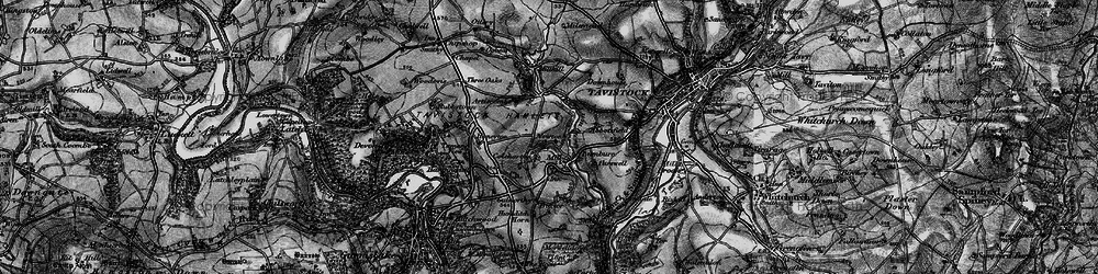 Old map of Lumburn in 1896