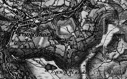 Old map of Lumbutts in 1896