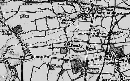 Old map of Lumby in 1896