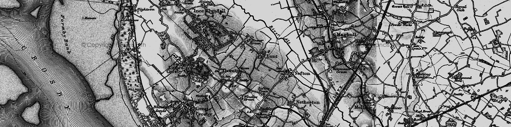 Old map of Lunt in 1896