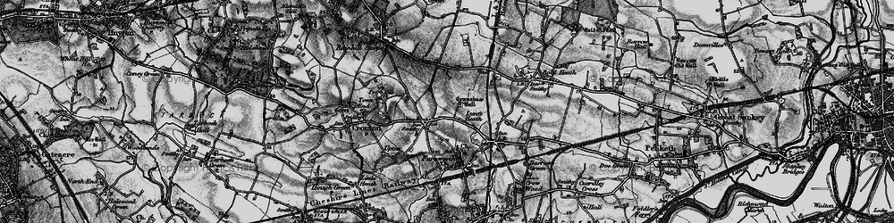 Old map of Lunts Heath in 1896