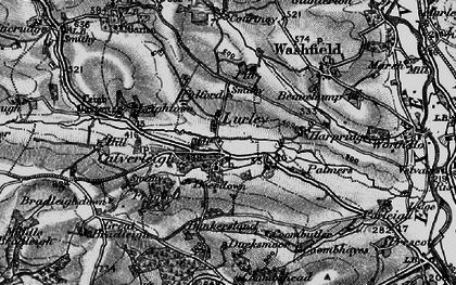 Old map of Lurley in 1898