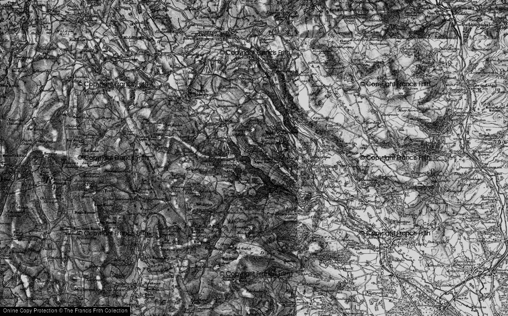 Old Map of Historic Map covering South Harton in 1898
