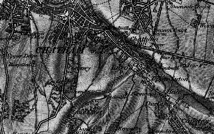 Old map of Luton in 1895