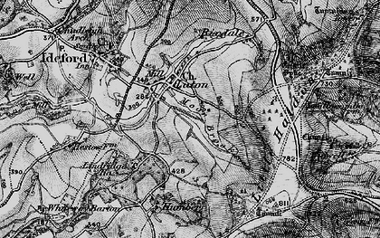 Old map of Luton in 1898