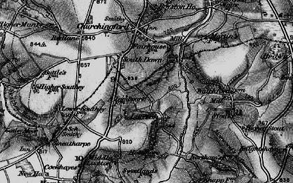 Old map of Luxton in 1898