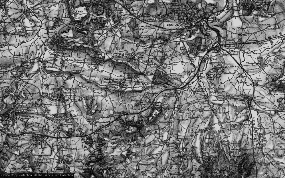 Old Map of Lyatts, 1898 in 1898