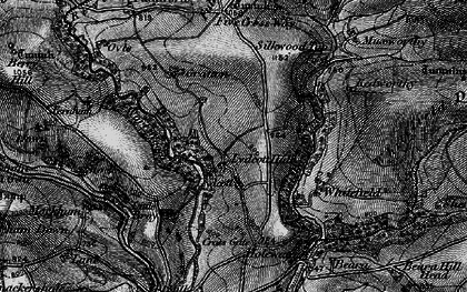 Old map of Lydcott in 1898