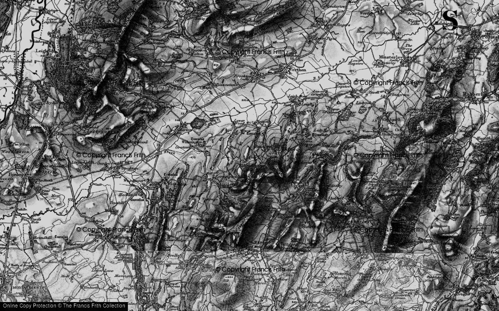 Old Map of Lyde, 1899 in 1899